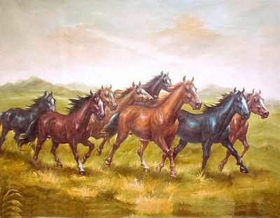 unknow artist Horses 017 oil painting picture